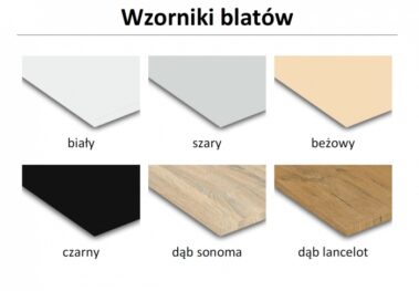 Metalowe biurko lekarskie BIM 021 z 3 szufladami 4