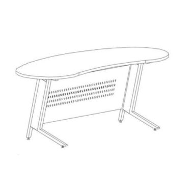 Stół-biurko jednostanowiskowe Alicja Zbm 304 3